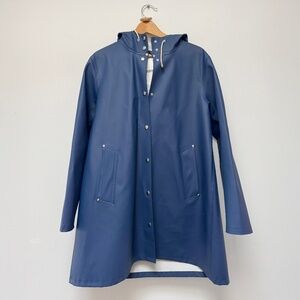 Stutterheim Men's Blue Raincoat 'Stockholm'